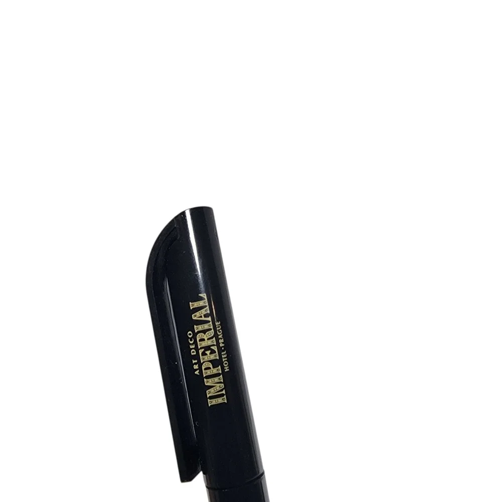 Black Imperial Hotel Prague‎ Art Deco Ballpoint Pen Classic Souvenir Gift